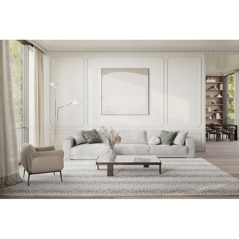 Stark Deerfield Animal Print Area Rug in Beige/Gray/Black & Reviews